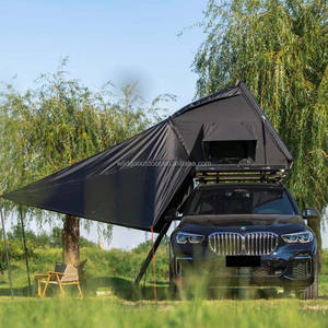 Auvent de voiture rétractable <span class=keywords><strong>en</strong></span> aluminium avec tente latérale intégrée - Couverture de 3x3 m, imperméable, pour le <span class=keywords><strong>stationnement</strong></span> et le <span class=keywords><strong>camping</strong></span> - Product Image 6