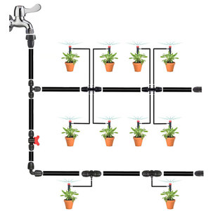 Estaca de Riego por Goteo Ajustable con Control de Flujo, Estaca Emisora de Microtubo Resistente a los Rayos UV de 13.5 cm para Invernadero y Jardín - Product Image 3