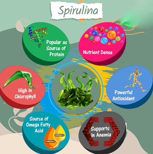 Comprimés de spiruline biologique, détox naturelle, superaliment végétalien brut, algues vertes bleues riches en vitamines, protéines, antioxydants, immunité, adulte - Product Image 6