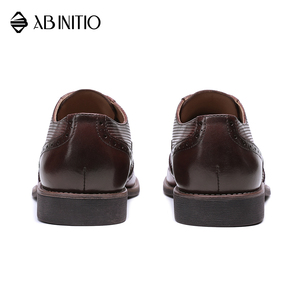 Custom Made Luxury Official Business Brown Leather Shoes for <strong>Men</strong> - Product Image 3
