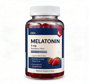 OEM Melatonin Gummies Sleep Enhancer 5mg 10mg Suplemento de melatonina Suministro directo de fábrica - Product Image 1