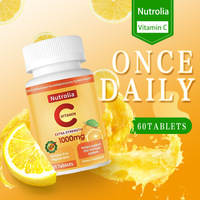 Compléments alimentaires en comprimés de vitamine C 1000mg, marque privée d'usine, stock rapide disponible