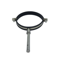 Collier de serrage en acier inoxydable 304 201 avec vis d'expansion pour tuyau de drainage en PVC, fixation rapide pour tuyau de drainage