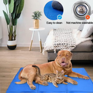 Alfombra Refrigerante <span class=keywords><strong>para</strong></span> <span class=keywords><strong>Perros</strong></span>, No Tóxica, Rectangular, de Gel Frío, Duradera, <span class=keywords><strong>para</strong></span> Verano, <span class=keywords><strong>para</strong></span> <span class=keywords><strong>Perros</strong></span> y Gatos - Product Image 4