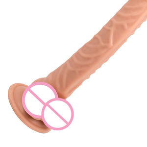 Dildo Realistico <span class=keywords><strong>in</strong></span> PVC Nero di Alta Qualità con Ventosa Potente per Donne, Giocattolo Sessuale per Adulti, 15 <span class=keywords><strong>Pollici</strong></span> - Product Image 2