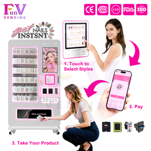 Distributeur automatique de nail art à écran tactile à la mode avec paiements par carte de crédit et code QR pour les boutiques de détail - Product Image 3