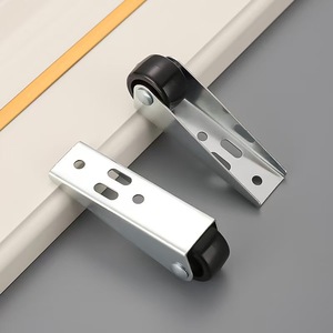 Rueda telescópica antideslizante de acero inoxidable Yuezhi para soporte de puerta corredera con polea inferior - Product Image 1