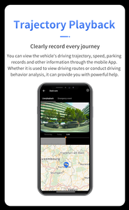 Telecamera da cruscotto 4G LTE DVR per auto, scatola nera 2K, dashcam con doppia lente anteriore e posteriore, streaming live su telefono per la sicurezza <span class=keywords><strong>in</strong></span> viaggi a lunga distanza - Product Image 5