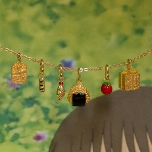 Nuevos colgantes de moda, abalorios de moda chapados en oro de 18 quilates para la fabricación de joyas, barra de abalorios sin deslustre impermeable, accesorios de moda - Product Image 2