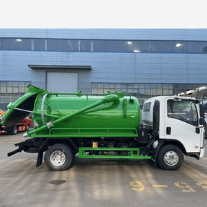 Camion d'aspiration des eaux usées Isuzu KV100, camion de transport des eaux usées par aspiration, prix d'usine bas, à vendre - Product Image 2