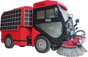 Customized Tide TW805E Diesel Two Seat Road <b>Sweeper</b> Outdoor Cleaning Machine with Engine Motor & Pump - Product Image 5