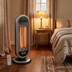 FJ-QH-03A-RC Portable Quartz Tube <strong>Heater</strong> 900W 2 Heating Gears Tip-over Safety Switch CE GS RoHS Indoor <strong>Space</strong> <strong>Heater</strong> - Product Image 1