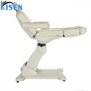 Sofa Bed Three Section Adjustable White Beauty Salon Furniture High Adjustable Spa Electric 5 Motors Massage Lash Bed Recliner - Product Image 5