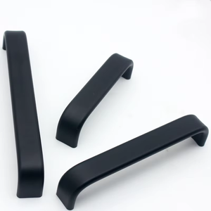 Aluminum Alloy Sliding <b>U</b>-Shaped Cabinet Cupboard Door Handle Matte Kitchen Drawer Pull Handles for Furniture - Product Image 3