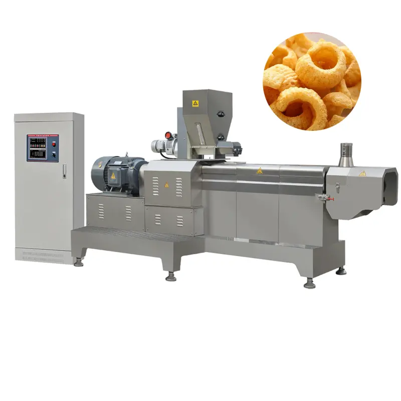Full Automatic 200-250kg/h Crisp Potato Chips Making Machines Pellet Snack machine