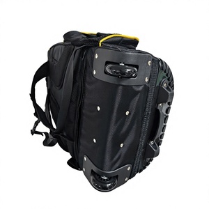 Sac <span class=keywords><strong>à</strong></span> <span class=keywords><strong>outils</strong></span> <span class=keywords><strong>à</strong></span> roulettes robuste avec base de siège intégrée, sac <span class=keywords><strong>à</strong></span> <span class=keywords><strong>outils</strong></span> en fibre de polyester pour le travail - Product Image 6
