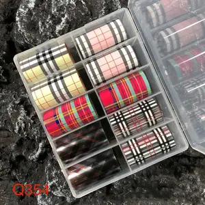 Neue Stile 8 Design Multi Muster Meer Musik Brief Mode Nagel Dekoration Folie Nägel Wraps Transfer Aufkleber Nail Art Folie