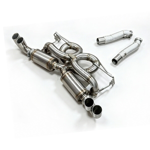 Système d'échappement à soupapes en acier inoxydable pour <span class=keywords><strong>Ferrari</strong></span> 348 3.4, son sportif haute performance avec intégration collecteur/headers - Product Image 3