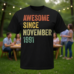 Fantastica maglietta per il 29° compleanno, dal novembre del 1991 - Product Image 3