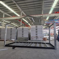 Maison conteneur démontable à installation rapide |   Espace modulaire réutilisable pour camp de travailleurs, bureau de chantier et hébergement d'hôtes