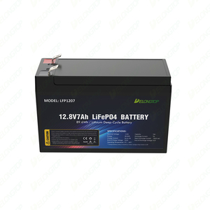 แบตเตอรี่ UPS 6fm7 12V 7AH 20HR พร้อมเซลล์เกรด A แบตเตอรี่ลิเธียม 12V 7AH แบตเตอรี่สำหรับตกปลาใต้น้ำ Sonar Ice Fishing Battery LFP1207 แบตเตอรี่ 12v 7ah - Product Image 4