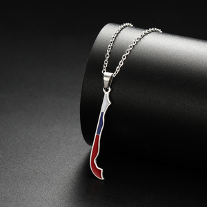Émail Chili Carte Drapeau Pendentif Colliers Pour Femmes Hommes En Acier Inoxydable Charme République Du Chili Patriotique Bijoux Cadeaux - Product Image 5