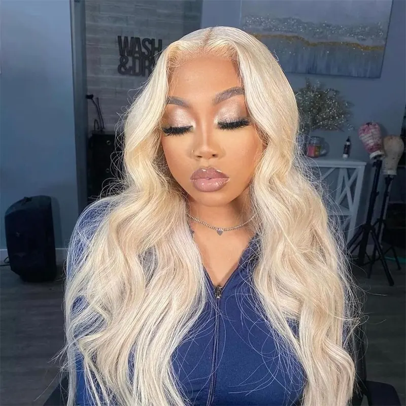 Clj Hight Kwaliteit Armure De Cheveux Nertsen Cuticula Uitgelijnd Atlanta 613 150G Body Wave Hair Extension Bundels Virgin Human in Bulk