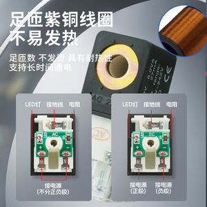 โซนี่ 4M ซีรีส์โซลินอยด์วาล์วแบบแผ่น 2 ตำแหน่ง 5 ทาง 220V 24V วาล์วควบคุมลม - Product Image 4