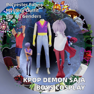 Disfraz de Cosplay de Demonio de Anime Kpop, SODA POP, AOKG-170, para Hombre Adulto, Conjunto de Cosplay Misterioso de Saja, Incluye Trajes de Poliéster, en Existencia - Product Image 2
