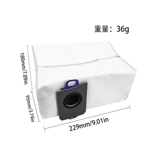 Xiaoyao 002 Max <b>Dust</b> Bag 229mm x 180mm x 95mm Reusable Home Use Vacuum Cleaner Accessory - Product Image 1