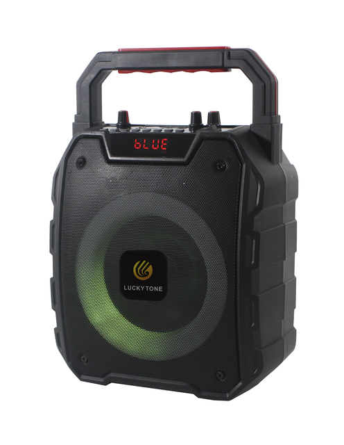 6.5-Inch 32W Black Color Blue-tooth Portable Speaker AUX, MIC IN, TF Card Portable Design Speaker with Built-in Battery