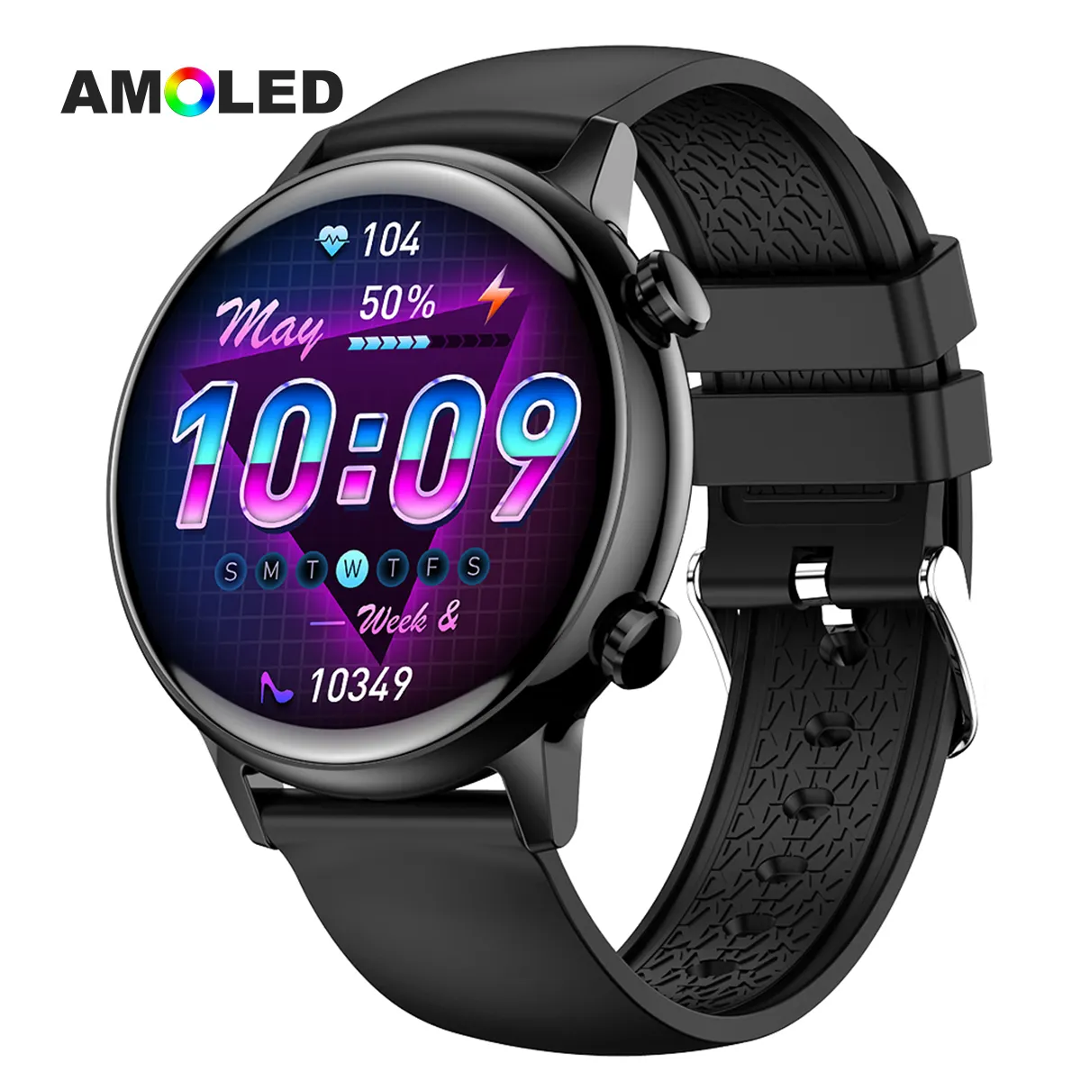 Reloj inteligente con GPS para mujer, pulsera con pantalla de 2023 pulgadas, 1,1