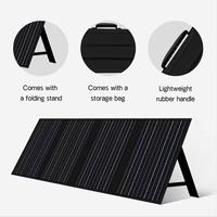 Module solaire monocristallin pliable 60W, étanche IP67, panneau de charge solaire portable pour station d'alimentation extérieure, OEM ODM