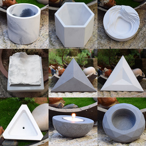 Molde de silicona personalizado, maceta de hormigón, molde de <span class=keywords><strong>yeso</strong></span>, arcilla cerámica hecha a mano, molde de cerámica para manualidades 3D Diy - Product Image 2