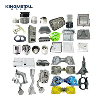 Pièces de boîtier moulées sur mesure en aluminium/zinc de précision, forgées et coulées sous pression, par la fonderie Kingmetal Shenzhen, pour équipements industriels