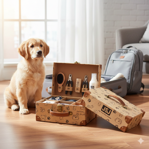 Caja <span class=keywords><strong>de</strong></span> Regalo Navideña <span class=keywords><strong>de</strong></span> Papel para Perros y Gatos, Empaque para Regalos Navideños, Caja <span class=keywords><strong>de</strong></span> Cartón Corrugado para Set <span class=keywords><strong>de</strong></span> Artículos para Mascotas Grandes - Product Image 3