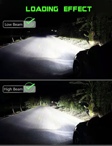 Phare LED Raych Gray R8S avec ventilateur Flip Chip H1 H3 H7 H11 H13 9005 9006 9007 H4 Faisceau haut/bas 110W 20000lm Phare LED - Product Image 6