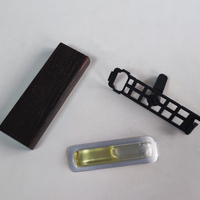 Diffuseur d'arôme pour voiture avec logo personnalisé désodorisant en bois naturel pour voiture parfum de voiture de luxe aromathérapie
