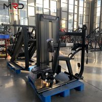 Máquina de remo sentado con selector comercial para entrenamiento de fuerza de espalda y parte superior del cuerpo para gimnasios y clubes de fitness