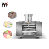 Machine commerciale automatique à pâtisserie avec moteur pour crêpes fines, mini-gâteaux, peaux de gâteaux, gâteaux matcha, mangue, durian, et cruches de gâteaux mille-feuilles