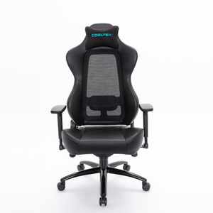 Prima pelle PU 135 gradi reclinabile schienale regolabile in rete Computer ergonomico sedia da gioco - Product Image 1