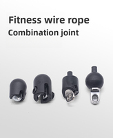 Aksesoris Mesin Gym: Bola Penahan Kabel, Terminal untuk Set Katrol