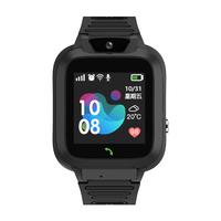 Reloj Inteligente para Niños Q18 al por Mayor, HW-C6 Cuadrado, Tarjeta SIM 4G, Función de Llamada, Rastreador GPS LBS, Resistente al Agua IP65, Regalo para Niños