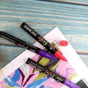 Fancy Paint Marker School Stationery Office Pen medium Tip Art alcohol based marker pen