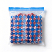 Sacs alimentaires refermables en LDPE pour congélateur, réutilisables, sans fuite, avec logo personnalisé, fermeture éclair simple ou double