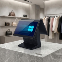 Sistema POS Yanchip YX-U6 de 15.6/15 Pulgadas con Wi-Fi 6 y BT, Personalizable, con Pantalla Táctil Capacitiva, CPU Intel I5, 8g+128g, Caja Registradora