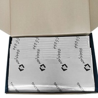 Alfombrilla Insonorizante para Automóvil de la Marca Silver Aslong |   Lámina Amortiguadora de Butilo para Reducción de Ruido |   Material de Aislamiento y Insonorización para Automóviles