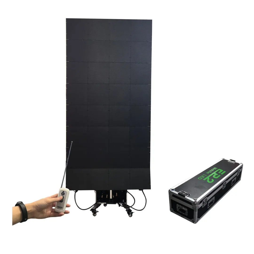 p3.9 indoor Foldable led screen flexible led display full color easywalker Foldable Led display