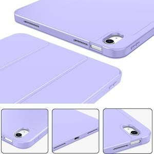 เคสแท็บเล็ตแบบพับสามตอน รุ่นที่ 10 ผลิตจากหนัง PU และ TPU นุ่ม รองรับการใช้งานกับ <span class=keywords><strong>iPad</strong></span> 10/10.9/2022 ขนาด 10.9 นิ้ว - Product Image 3