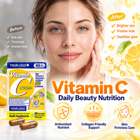 OEM ODM Capsules de Vitamine C et Vitamine B2 (Acide Ascorbique, Riboflavine) pour la Nutrition Cutanée – Complément Alimentaire en Marque Blanche – Vente en Gros Direct Usine